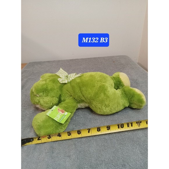 Kellytoy Green Frog Plush animal stuffed toy Laying Down 13" Soft - Picture 2 of 8